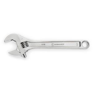 Adjustable Wrench - Bagged - 8", 1-1/8"/29 mm, Chrome, Plain, Full Lifetime