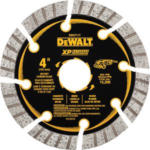 HP™ Turbo Segmented Rim Diamond Saw Blade - 4", 0.08", 7/8"/5/8"
