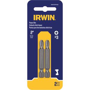 Power Bits - Phillips, 1/4", #3, 2"