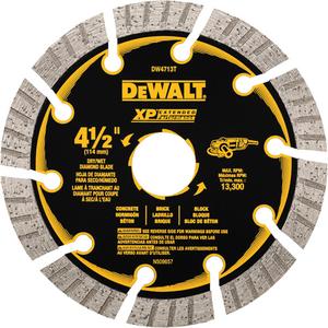 XP™ Turbo Segmented Diamond Blade - 4-1/2", 0.06", 5/8", Wet/Dry