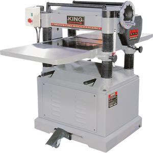 Planer with Spiral Cutterhead - 56-1/2", 40", 42", 5000 RPM, 8", 3/32", 56-1/2" x 20", 3.15"