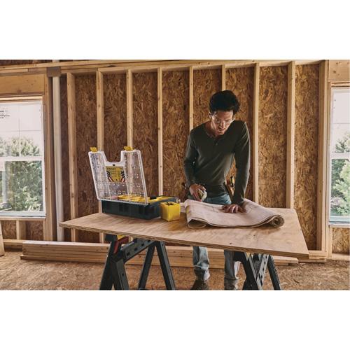 Deep Professional Organizer - 4-1/2", 14", 17-1/2", Black/Yellow - Image 3