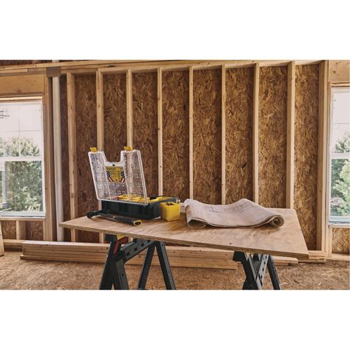 Deep Professional Organizer - 4-1/2", 14", 17-1/2", Black/Yellow - Image 4