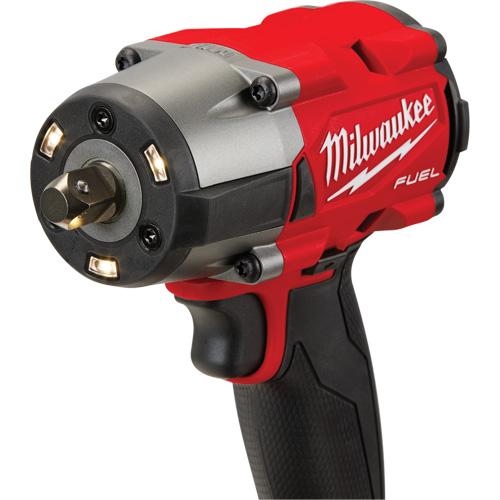 M18 Fuel™ Mid-Torque Impact Wrench with Pin Detent (Tool Only) - 18 V, 1/2", Lithium-Ion, 0-1250/0-1950/0-2575, 650 ft-lbs, 550 ft-lbs, 6", 2.75", 8.12" - Image 2