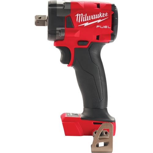 M18 Fuel™ Compact Impact Wrench with Pin Detent (Tool Only) - 18 V, 1/2", Lithium-Ion, 0-2400/0-1650/0-900, 250 ft-lbs, 4.9", 2.56", 7.95"