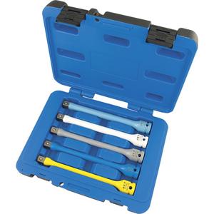 JTLE-5S Torque Limiting Impact Extension Set - 1/2", 65 ft-lbs./80 ft-lbs./120 ft-lbs./140 ft-lbs./100 ft-lbs., Multiple, 65, 80, 100, 120, 140, 7-3/4"
