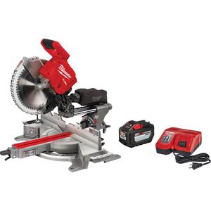 M18 Fuel™ Dual Bevel Sliding Compound Mitre Saw Kit - 18 V, 12", Lithium-Ion, 50° left/60° Right, 2" x 14", 7-1/2", 6-3/4", 3500