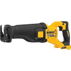 FlexVolt® Max Brushless Reciprocating Saw (Tool Only) - 60 V, Lithium-Ion, 0-3000, 1-1/8", 17.725", 6.8", 7.56 lbs.