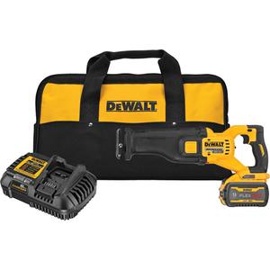 FlexVolt® Max Brushless Reciprocating Saw Kit - 60 V, Lithium-Ion, 0-3000, 1-1/8", 17.725", 6.8", 7.56 lbs.