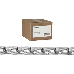 Sash Chain - 106 lbs. (0.053 tons), 100' (30.48 m), Not Graded, #35, Low Carbon Steel, Zinc Plated