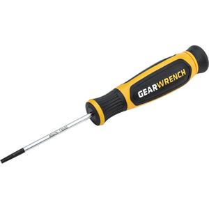 Mini Dual Material Screwdriver - Torx®, T-7, 2-3/8", Round, Cushion Grip, 6", Alloy Steel
