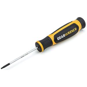 Mini Dual Material Screwdriver - Torx®, T-6, 2-3/8", Round, Cushion Grip, 6", Alloy Steel