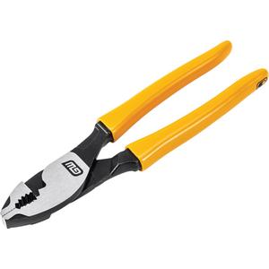 Pitbull Dipped Handle Slip Joint Pliers - 8", 0.42", Curved, 2
