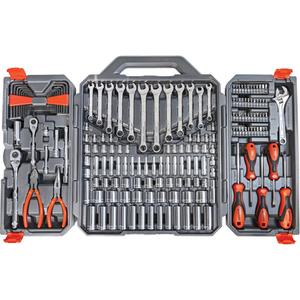 3/8" Drive 6 Point SAE/Metric Professional Tool Set - 180