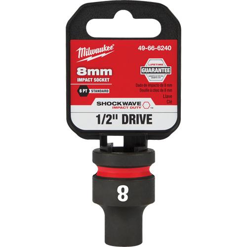 Shockwave™ Impact Duty™ Socket - 1/2", 8 mm, 19 mm, 33 mm, 6, Power, Standard - Image 2