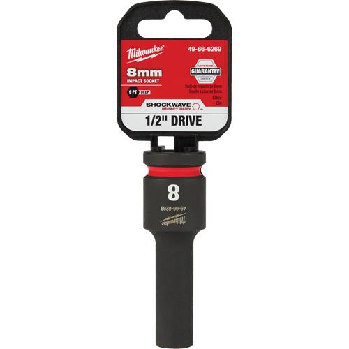 Shockwave™ Impact Duty™ Socket - 1/2", 8 mm, 9 mm, 1 mm, 11 mm, 12 mm, 13 mm, 14 mm, 17 mm, 18 mm, 22 mm, 23 mm, 24 mm, 25 mm, 26 mm, 27 mm, 28 mm, 29 mm, 3 mm, 31 mm, 32 mm, 33 mm, 34 mm, 35 mm, 36 mm - Image 2