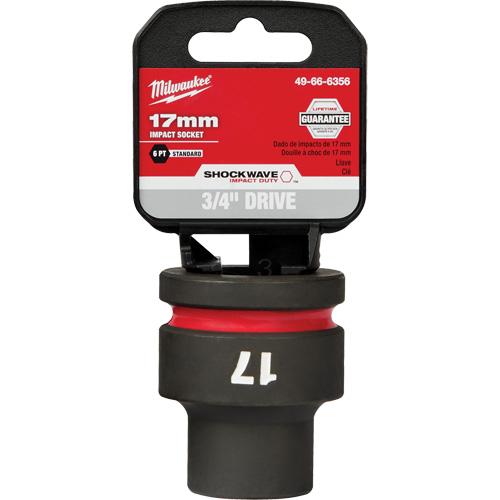 Shockwave™ Impact Duty™ Socket - 3/4", 17 mm, 22 mm, 23 mm, 24 mm, 25 mm, 26 mm, 27 mm, 28 mm, 29 mm, 3 mm, 31 mm, 32 mm, 33 mm, 34 mm, 35 mm, 36 mm, 37 mm, 38 mm, 39 mm, 4 mm, 41 mm, 42 mm, 43 mm, 44 mm - Image 2