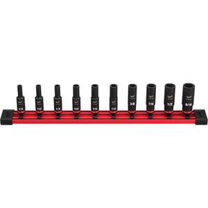 Shockwave™ Impact Duty™ SAE 6 Point Socket Set - 1/4", Impact, Deep, 14