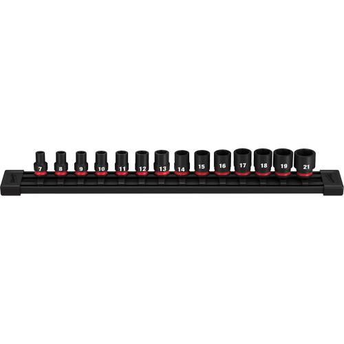 Shockwave™ Impact Duty™ Metric 6 Point Socket Set - 3/8", Impact, Standard, 14