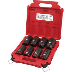 Shockwave™ Impact Duty™ Metric 6 Point Socket Set - 3/4", Impact, Deep, 8