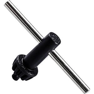 T-Handle Chuck Key - 1/4", KG1, 1/4" & 3/8" Multi-Craft (Black Handle), 11