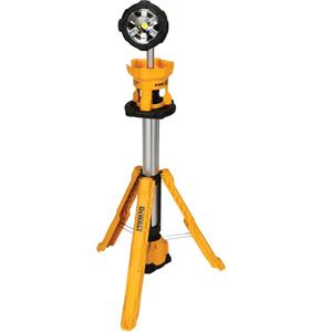 20V Max Cordless Tripod Light - LED, 3000, Plastic, 11 hrs., 9", 39"