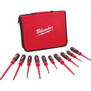 Insulated Screwdriver Set with EVA Foam Case - 10 Pcs.
