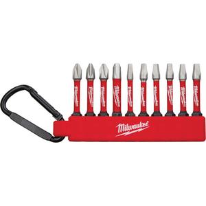 Shockwave™ Impact Driver Phillips & Square Bit Set - 10