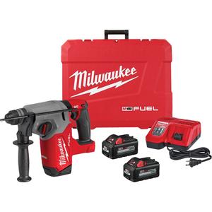 M18 Fuel™ SDS Plus Rotary Hammer Kit - 18 V, 1", Lithium-Ion, 1330, 2 ft-lbs., 4800