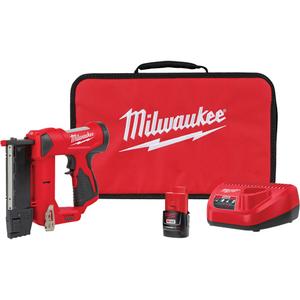 M12™ 23 Gauge Pin Nailer Kit - 12 V, Lithium-Ion, 120 Pin Nails, 1/2" - 1-3/8", 7.7", 8.7"