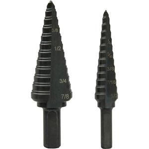 Step Bit Set - 1/2"/7/8", 1/8"/3/16", Straight, 1/2"