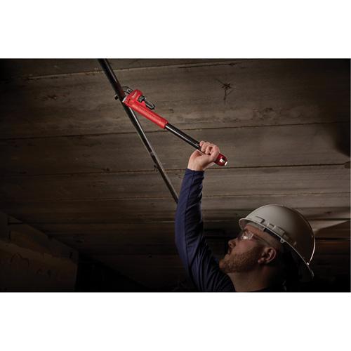 Cheater Adaptable Pipe Wrench - Steel, 10"/18"/24", 2-1/2", Ergonomic, Powder Coated, Limited Lifetime - Image 4