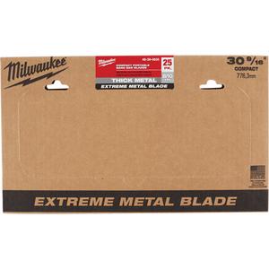 Extreme Metal Band Saw Blades - 30-9/16", 1/2", 0.02", 8/10, High Speed Steel