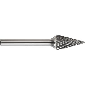 Drillco® Magnum Double Cut Solid Carbide Burr - SM-3, 1/4", 1/4", 1"