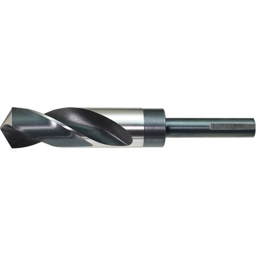 Drillco® 3-Flat S&D Reduced Shank Drill Bit - High Speed Steel, 9/16", 5/8", 11/16", 3/4", 13/16", 7/8", 15/16", 1", 0.5625", 6", 3", 118°, Bright & Black, 1/2"