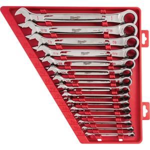 Ratcheting Wrench Set - 15, Imperial, Combination