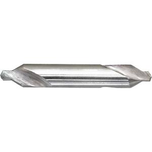 Drillco® Combined Centre Drill & Countersink - High Speed Steel, #2, 5/16", 0.3125", 3/16", 60°, 6", Bright, Plain