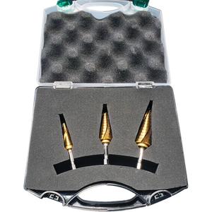 Drillco® Step Drill Set - 3, TiN, 1/4"