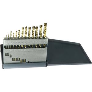 Drillco® Heavy-Duty Jobber Length Drill Bit Set - 13, Cobalt, Bronze