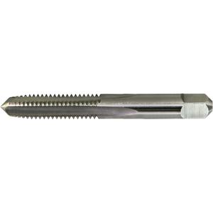 Drillco® Straight Flute Hand Tap - High Speed Steel, 0-80, 3-56, 4-40, 4-48, 4-36, 5-40, 5-44, 6-32, 6-40, 8-32, 8-36, 10-24, 10-32, 12-24, 12-28, 2, 1-5/8", Set, Bright, 5/16", H1