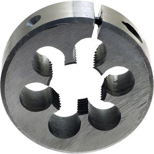 Drillco® Round Adjustable Pipe Die - High Speed Steel, 1"-11, 2-1/2", Bright