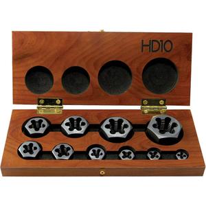 Drillco® Hex Threading Die Set - 10