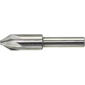 Drillco® Chatterless Countersink - High Speed Steel, 2", 82°, 6, 4-3/8", Bright