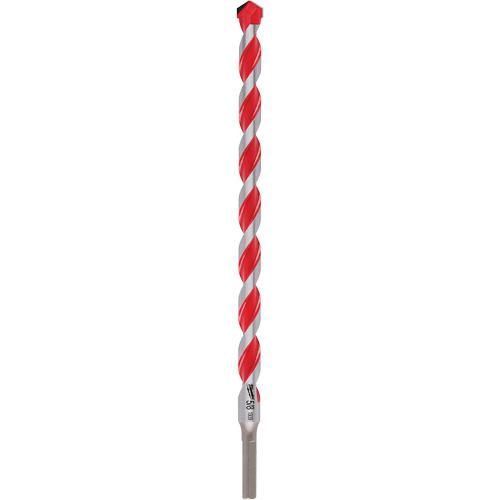 Hammer Drill Bit - Carbide, 5/8", 10", 12", 3-Flat