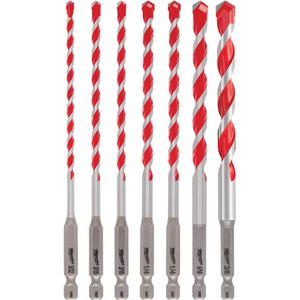 Shockwave™ Hammer Drill Bit Kit - 7, Carbide
