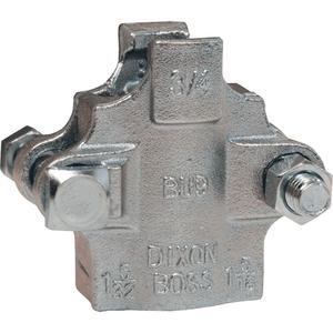 Boss® Clamp 2 Bolt Type with 2 Gripping Fingers - Carbon Steel, 0.75", 21 ft. lbs., 1-10/64" (29.36 mm), 1-20/64" (33.3 mm)