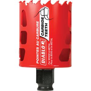 Wood & Metal Hole Saw - 2-1/8", 2-3/8", Carbide