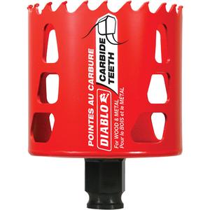 Wood & Metal Hole Saw - 2-3/4", 2-3/8", Carbide