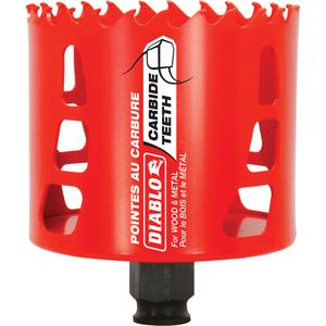 Wood & Metal Hole Saw - 3-1/8", 2-3/8", Carbide