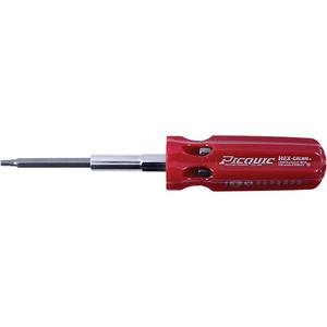 Hex-Calibre™ Metric Multi-Bit Screwdriver - Plastic